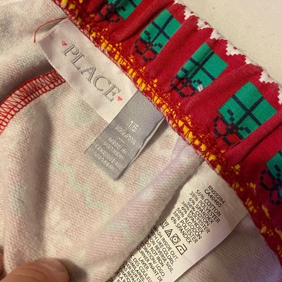 The‎ children’s Place Christmas fleece leggings Size XL 16​ - Picture 3 of 3
